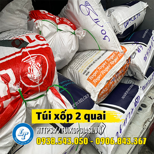 Túi xốp 2 quai nhiều màu chất lượng