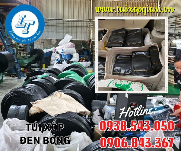 Túi xốp đen 2 quai