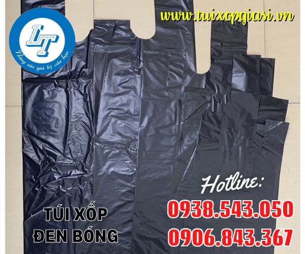 Túi xốp đen bóng đủ kích cỡ