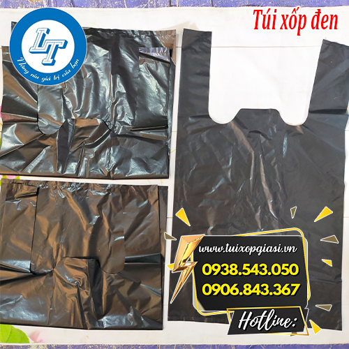 Túi xốp đen bóng giá rẻ