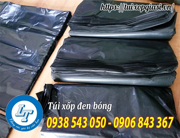 Túi xốp đen bóng giá sỉ