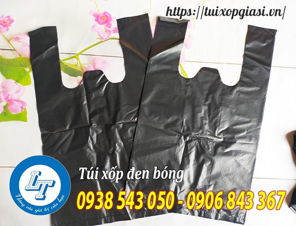 Túi xốp đen bóng