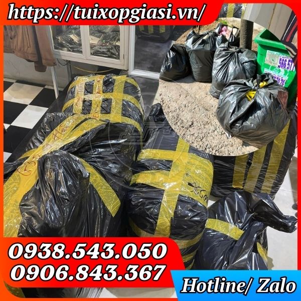 Túi xốp đen đóng gói hàng hóa