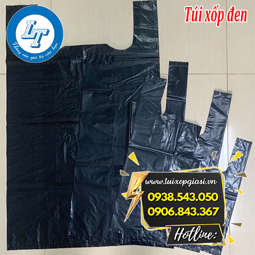 Túi xốp đen đủ kích cỡ