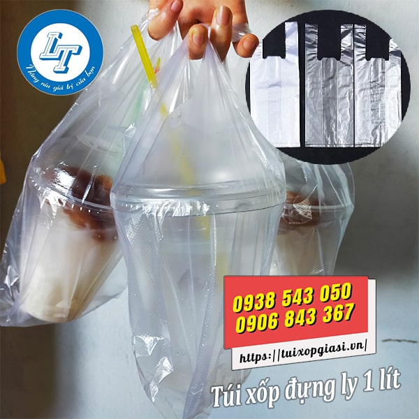 Túi xốp đựng ly 1 lít