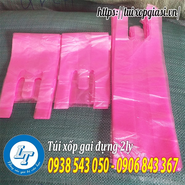 Túi xốp gai đựng 2 ly