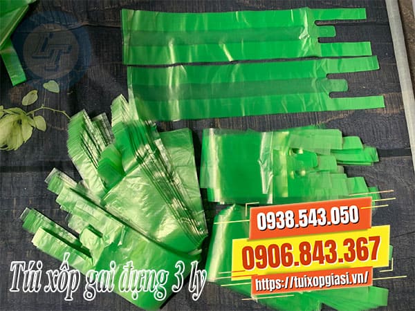 Túi xốp gai đựng 3 ly giá rẻ