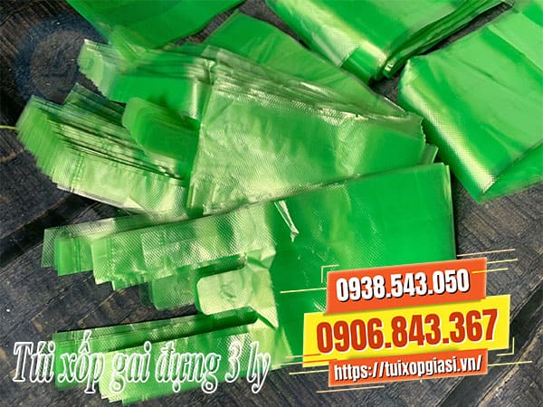 Túi xốp gai đựng 3 ly giá rẻ