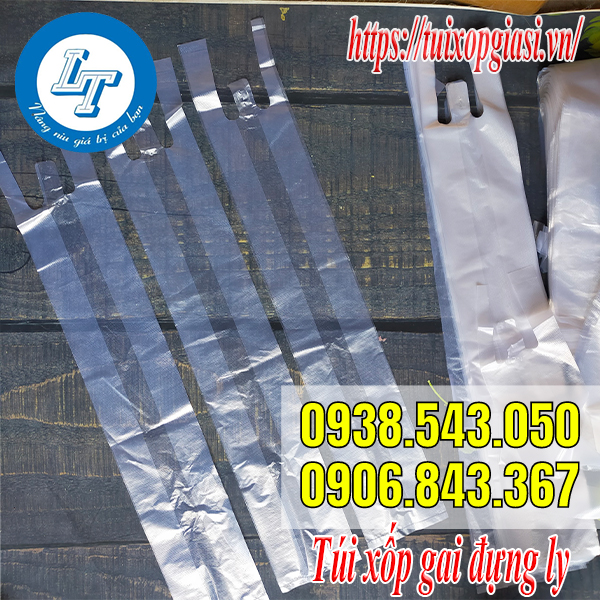 Túi xốp gai đựng ly mang đi