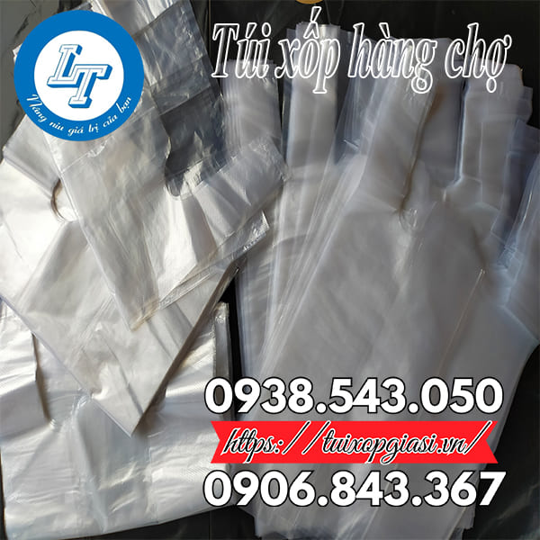 Túi xốp trắng gai hàng chợ Túi xốp trắng gai hàng chợ