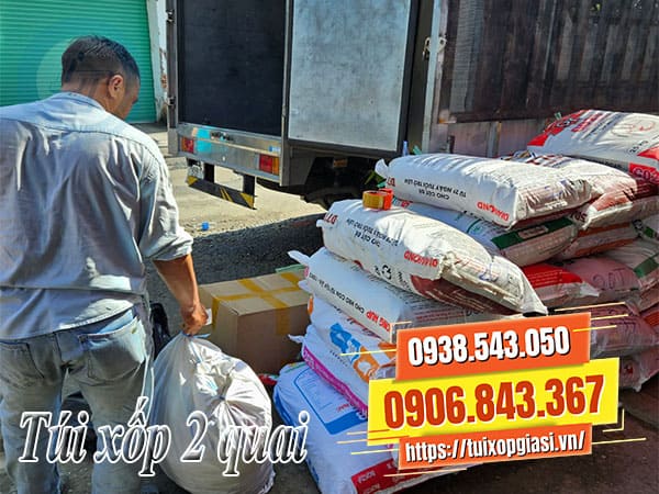 Túi xốp hai quai đủ màu giá rẻ