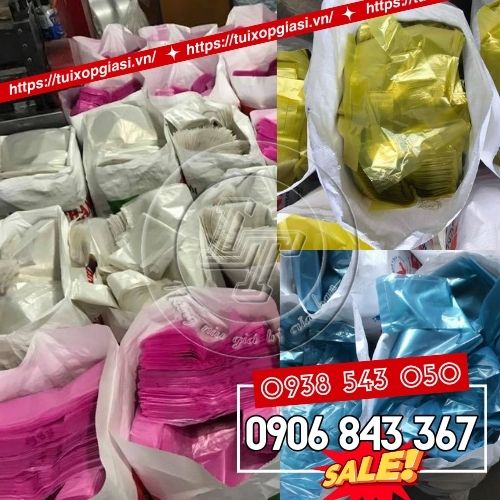 Túi xốp màu 2 quai