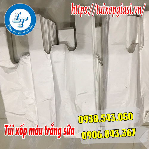 Túi xốp màu trắng sữa giá rẻ