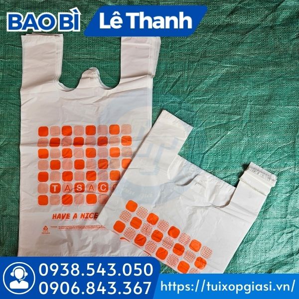 Túi xốp siêu thị in màu sắc bát mắt