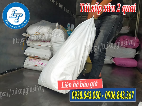 Túi xốp sữa 2 quai giá tốt cho nhà phân phối