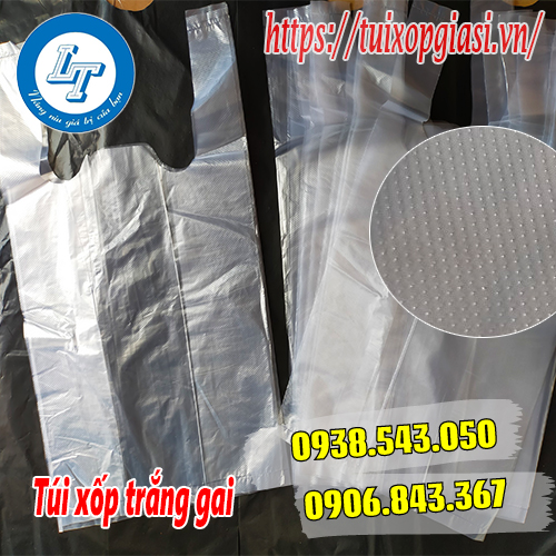 Túi xốp trắng gai