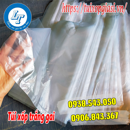 Túi xốp trắng gai
