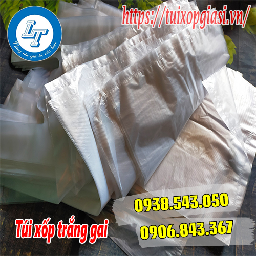 Túi xốp trắng gai
