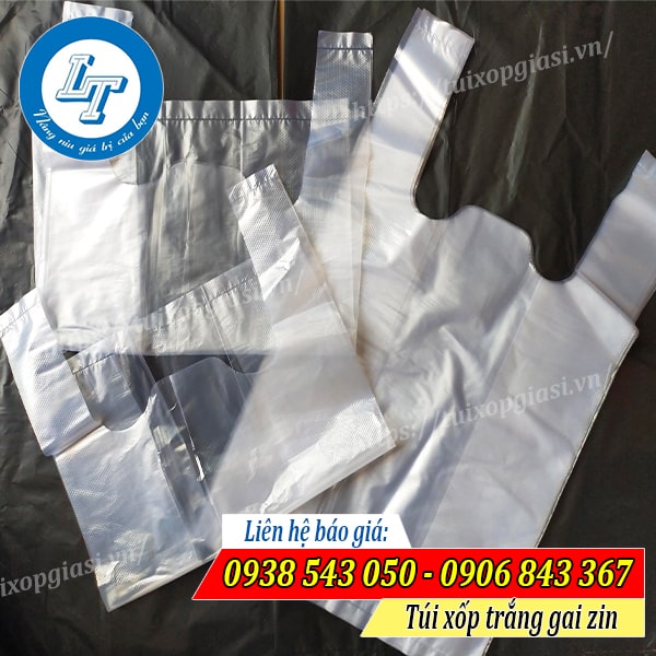 Túi xốp trắng gai zin Túi xốp trắng gai zin