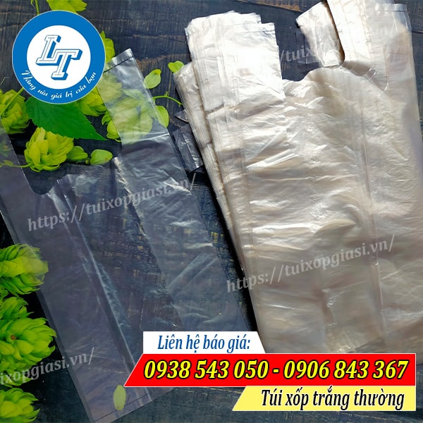 Túi xốp trắng thường Túi xốp trắng thường