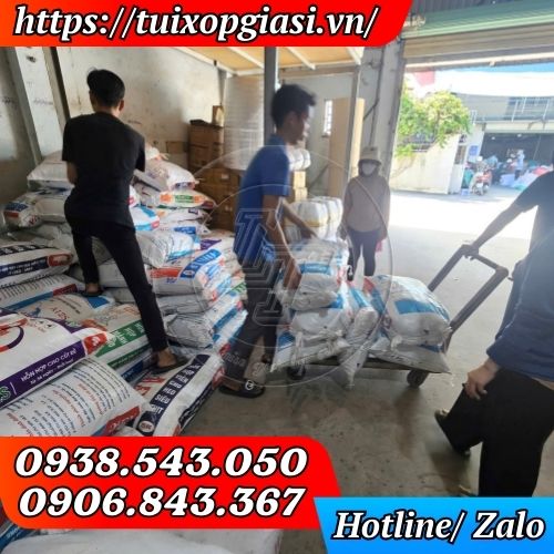 Soạn túi xốp trắng zin cho khách sỉ