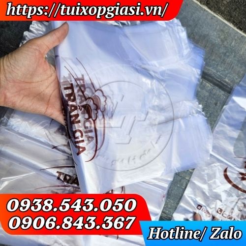 Túi xốp trắng zin in theo yêu cầu giá sỉ tphcm