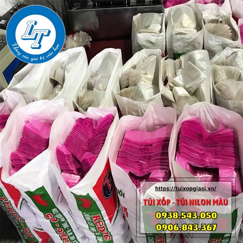 Túi xốp, túi nilon màu đủ size giá rẻ