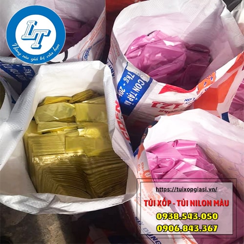 Túi xốp, túi nilon màu