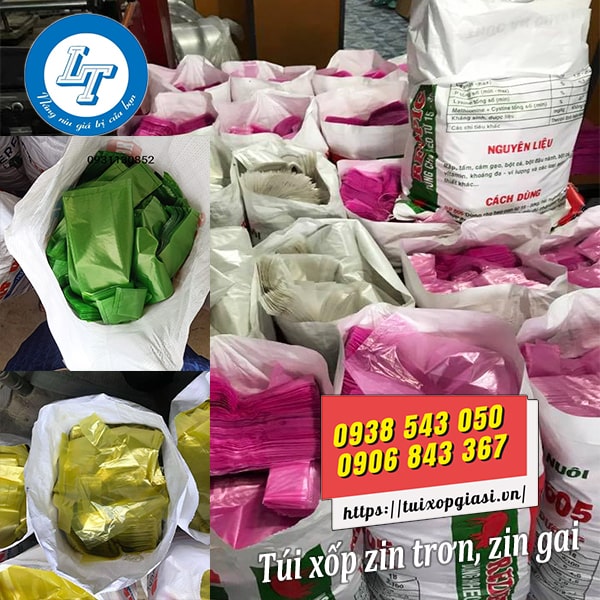 Túi xốp zin trơn, zin gai đủ kích thước giá rẻ