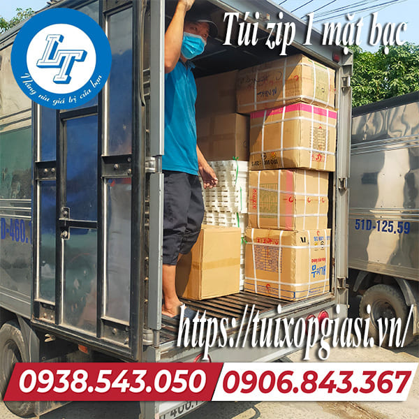 Túi zip 1 mặt bạc giá rẻ nhất tiền giang