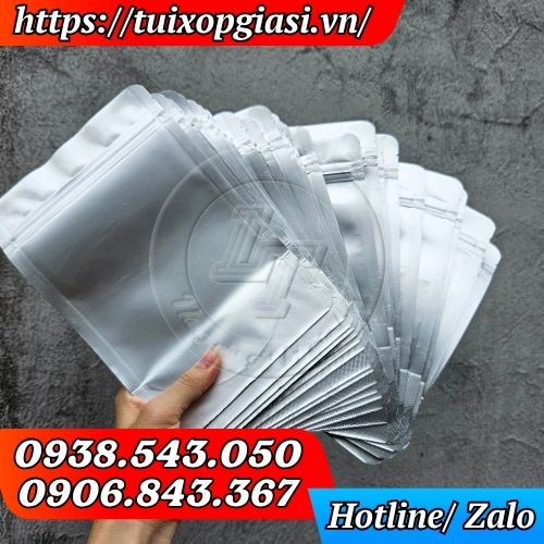 Túi zip 2 mặt bạc đựng thực phẩm giá rẻ