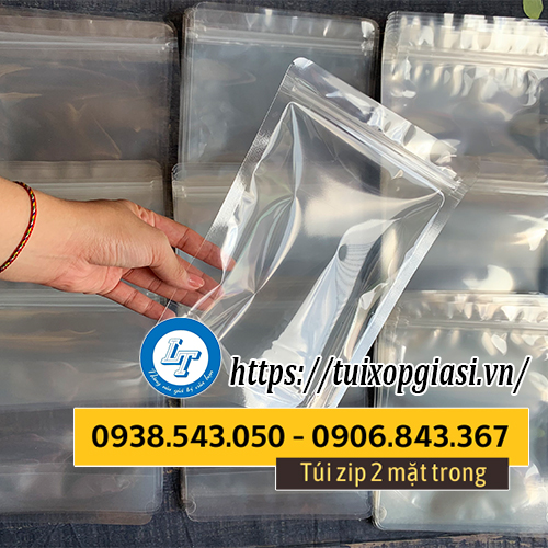 Túi zip 2 mặt trong chất lượng
