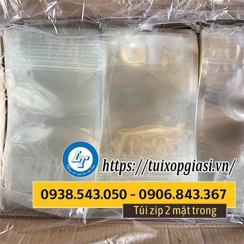 Túi zip 2 mặt trong giá rẻ chất lượng