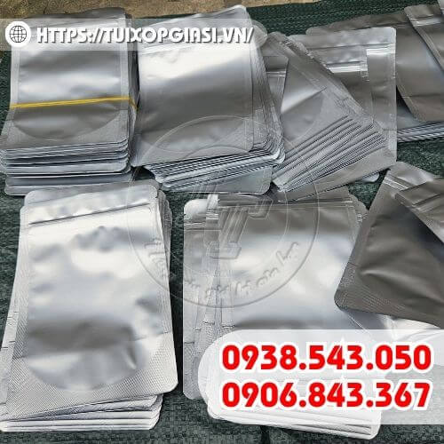 Túi zip bạc đựng hạt ngũ cốc giá sỉ