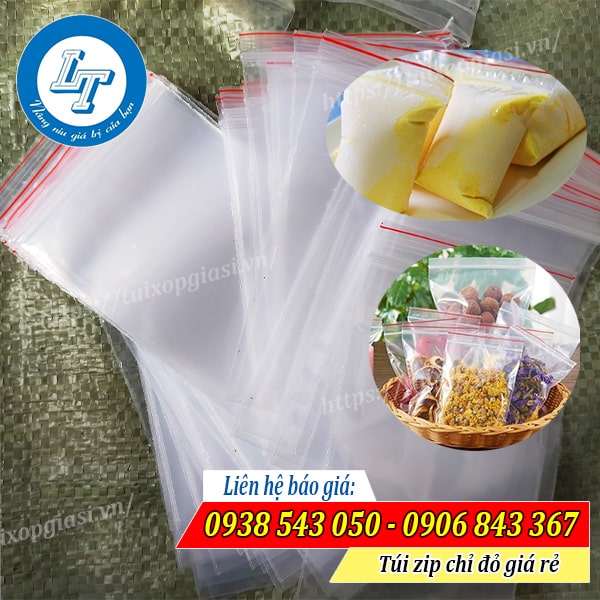 Túi zip chỉ đỏ giá rẻ tại xưởng Túi zip chỉ đỏ giá rẻ tại xưởng