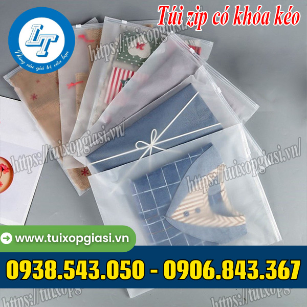 Túi zip có khóa kéo