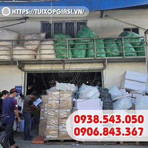 Kho túi zip đáy đứng 2 mặt trong