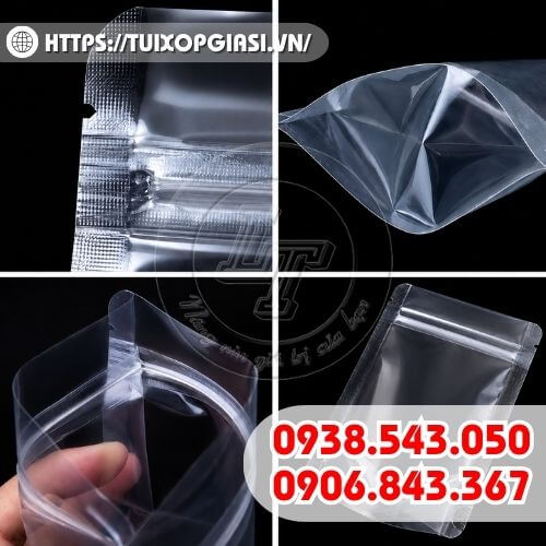 Túi zip 2 mặt trong