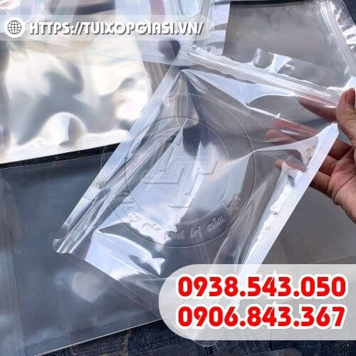 Túi zip 2 mặt trong