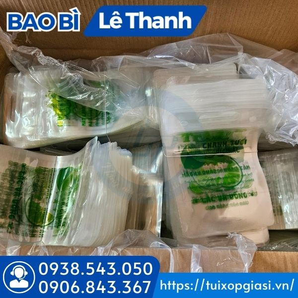 Túi zip đựng trà chanh thùng 25kg Túi zip đựng trà chanh thùng 25kg