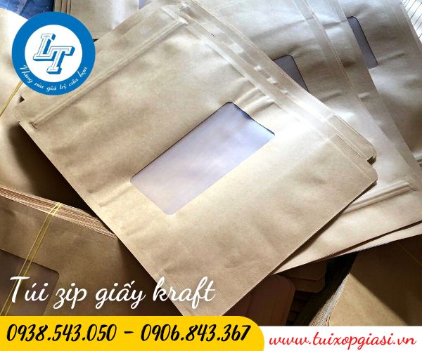 Túi zip giấy 20x28