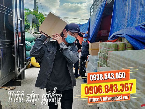 Túi zip giấy đựng thực phẩm giá rẻ