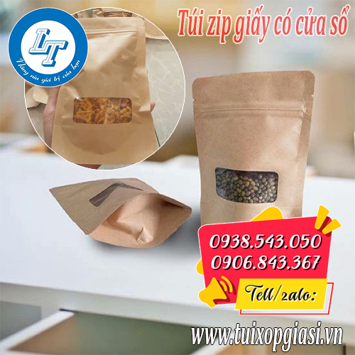 Túi zip giấy đựng thực phẩm