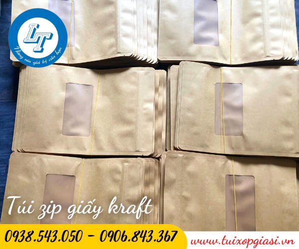 Túi zip giấy giá rẻ