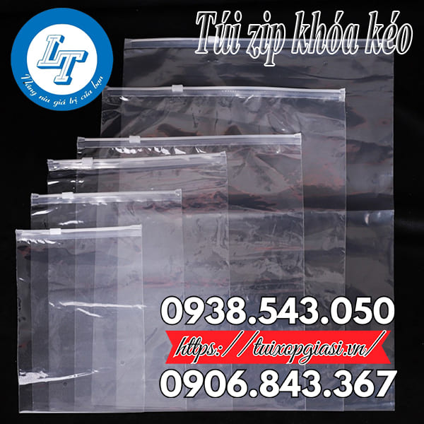 Túi zip khóa kéo đa dạng kích cỡ giá rẻ Túi zip khóa kéo đa dạng kích cỡ giá rẻ