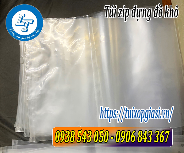 Túi zip khóa kéo đựng đồ khô
