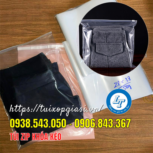 Túi zip khóa kéo đựng đồ
