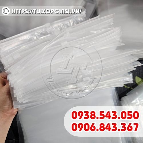 Túi zip khoá kéo loại trong giá sỉ, giải pháp đóng gói tiện lợi