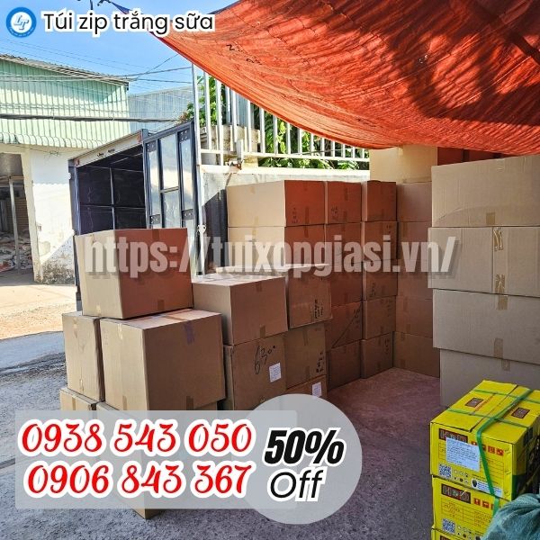 Túi zip trắng sữa giá sỉ nguồn hàng bao bì uy tín tại tphcm