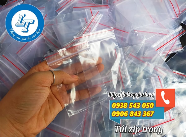 Túi zip trong giá rẻ